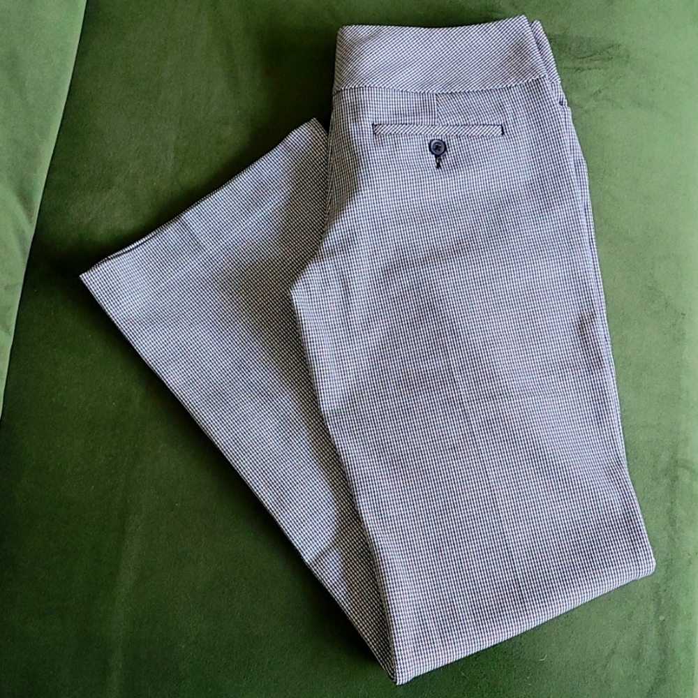 Express Black and White Houndstooth Editor  Pants